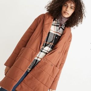 Madewell dumont quilted coat